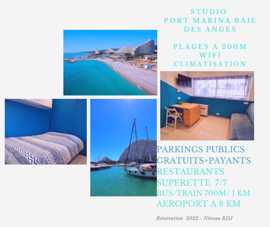 Apartamento FAME - Marina baie des Anges Villeneuve-Loubet Exterior foto